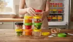 Lebensmittel frisch halten: Glas-Einfrierbehälter