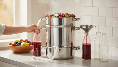 Saft selber machen mit Dampfentsafter