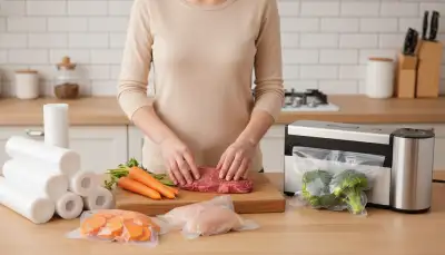 Vakuumierbeutel Rollen richtig nutzen