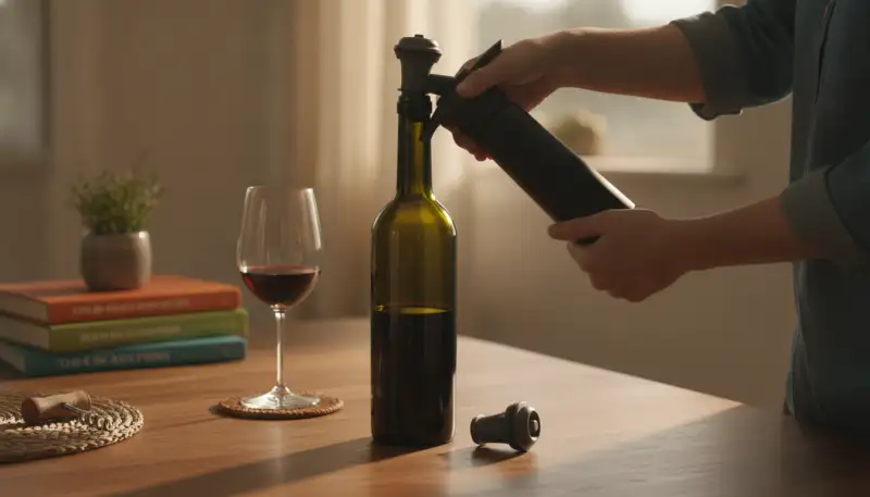 Wein vakuumieren: Frische bewahren